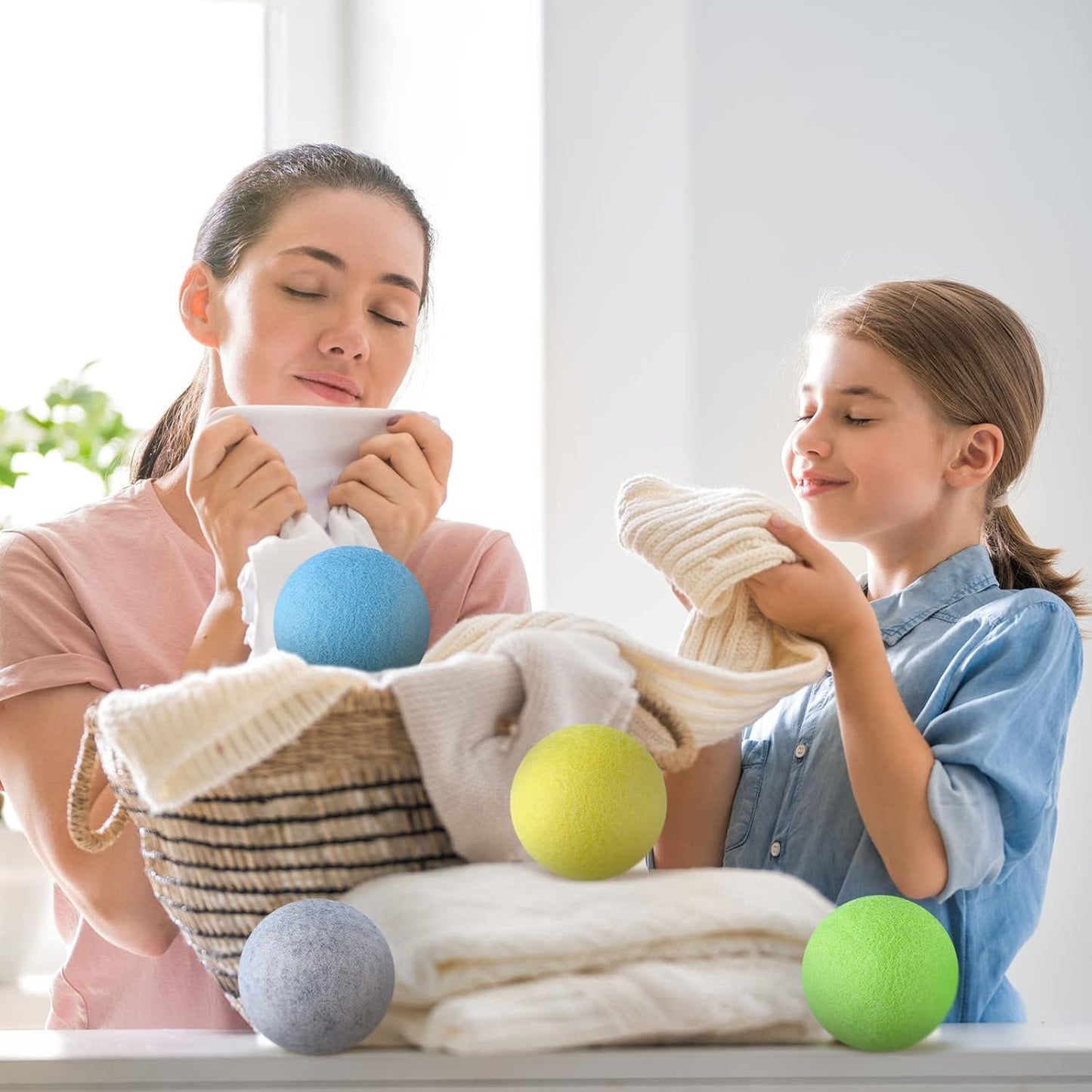 XL Wool Dryer Balls 10 Pack (3 Inch, Reusable)