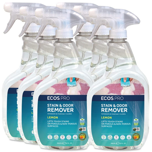 ECOS Pro Stain & Odor Remover 6 Pack (Professional Strength)