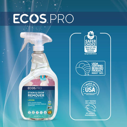 ECOS Pro Stain & Odor Remover 6 Pack (Professional Strength)