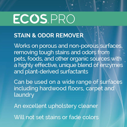 ECOS Pro Stain & Odor Remover 6 Pack (Professional Strength)
