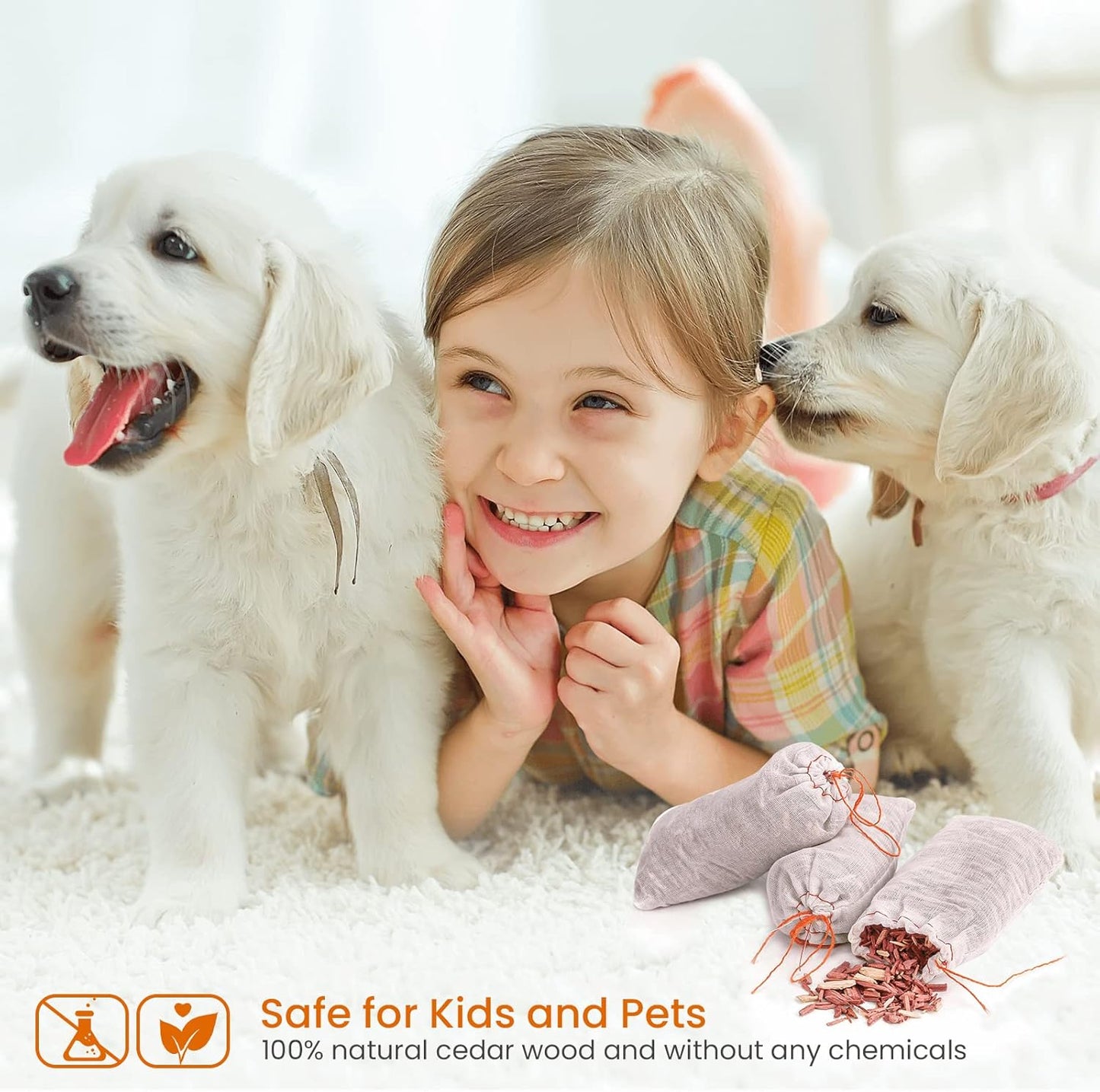 Cedar Blocks & Sachets for Clothes Storage – 30 Pack