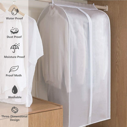 Hanging Garment Bags Zippered Closet Clothes Protectors